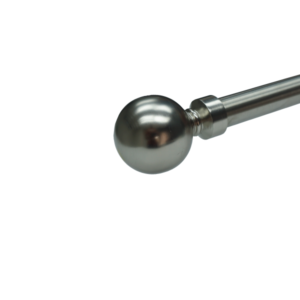 FIN 25mm BALL METAL-ST/STEEL FINISH