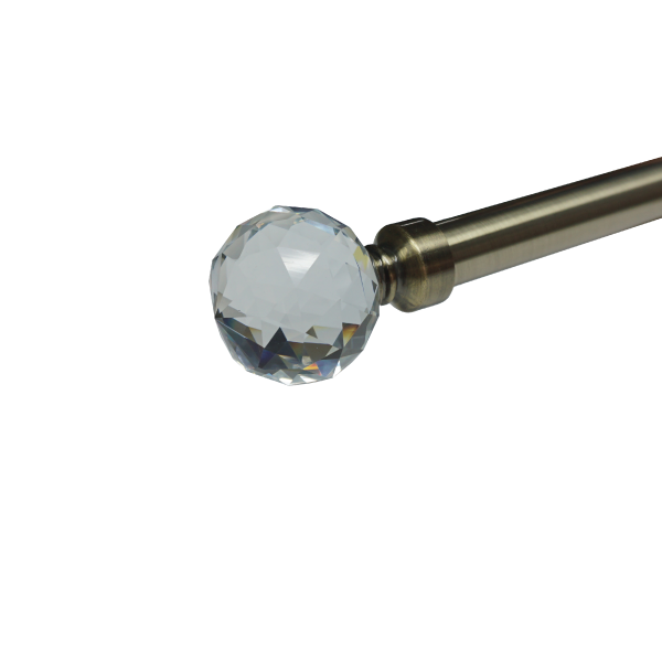 FIN 25mm PRISM CRYSTAL-A/BRASS
